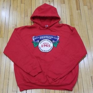 Budweiser Doll Distributing Gildan Hoodie Large